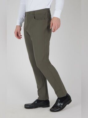 90 degree by reflex MEN'S TRICOT POCKET PANT mulled basil 34x30 new